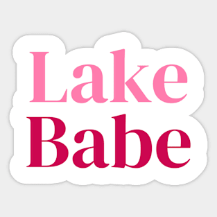 ‘Lake Babe’ Sticker